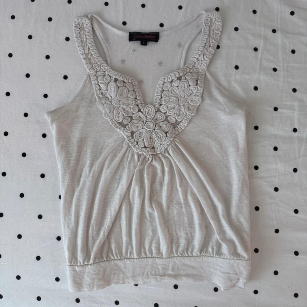 Y2K White tank